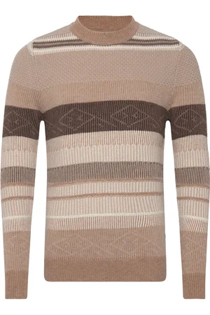 Clean Cut Mark Wool Knit Beige