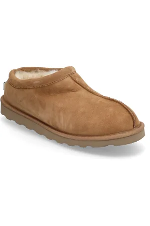 Enkel Studio Hbrisbane Shearling Band Slippers Beige