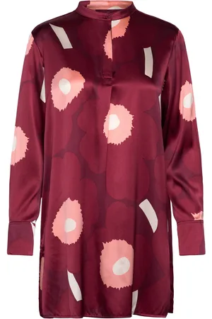 Marimekko Tiina Unikko Burgundy