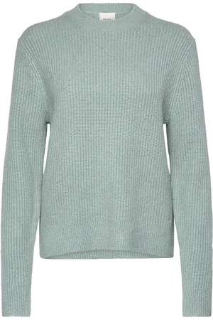 Calvin Klein Boucle Rib C-Nk Relaxed Sweater Green