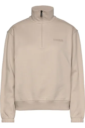 Napapijri Bisez Half-Zip Sweatshirt Beige