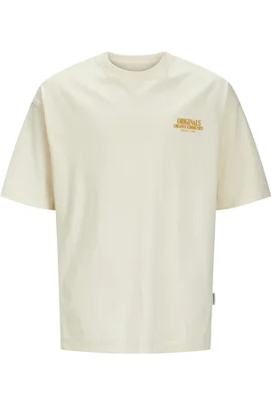 JACK & JONES Jorroxbury Type Tee Ss Crew Neck Jnr White Jack & J S