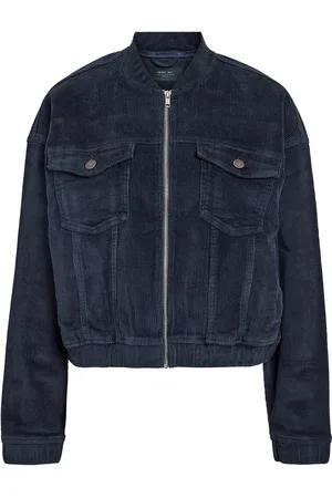 Noisy May Nmcord Jade L/S Bomber Corduroy Jacket Navy