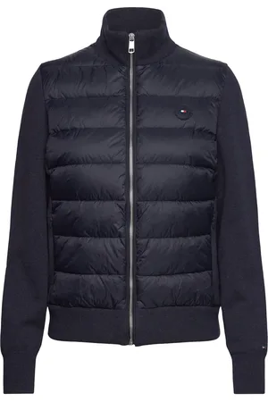 Tommy Hilfiger Lw Padded Knit Mix Jacket Navy