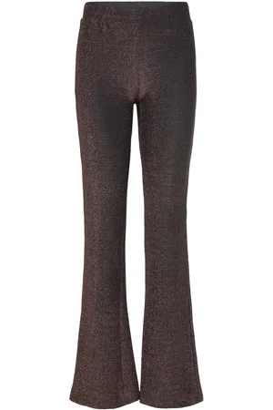 Noisy May Nmmabelle Nw Lurex Pants Jrs Brown