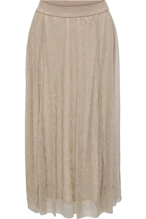 ONLY Olmtinga Shine Skirt Jrs Beige