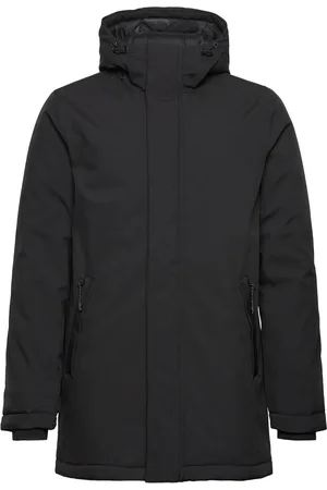 Knowledge Cotton Apparal Soft Shell Jacket Climate Shell - Black