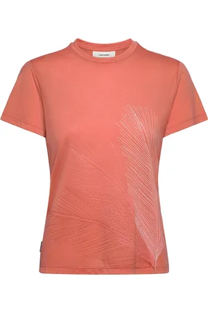 Icebreaker W Mer Core Ss Tee Plume Coral
