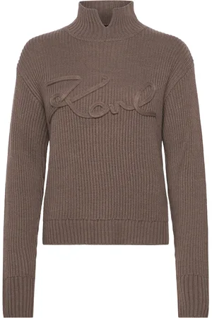 Karl Lagerfeld Soutache Signature Chunky Knit