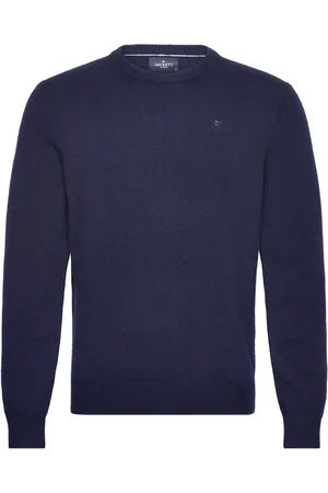 Hackett Lambswool Crew Navy