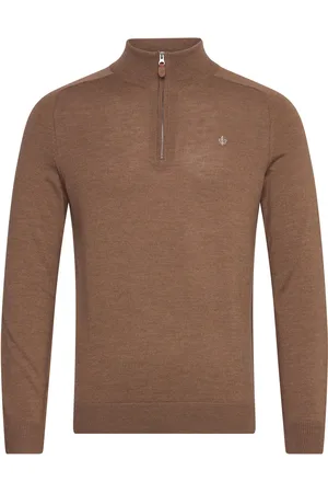 Morris Merino John Zip Brown