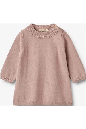 WHEAT Knit Dress Nannie Pink
