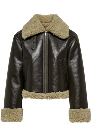 ONLY Onlverona Faux Bonded Jacket Cc Otw Brown