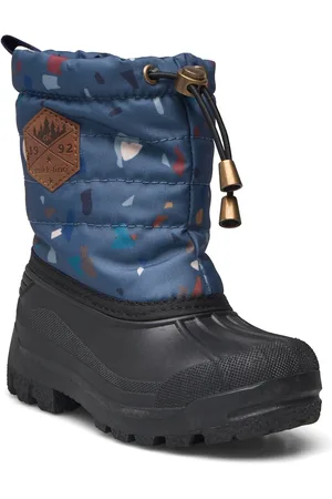 Mikk-Line Winter Boot Aop Blue