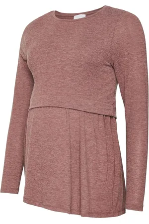 Mama;licious Mlanabella Ls June Jrs Top 2F A. Pink