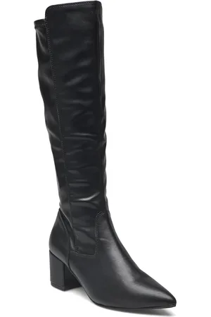 Bianco Biadevived Stretch Knee High Boot Smooth Faux Leather