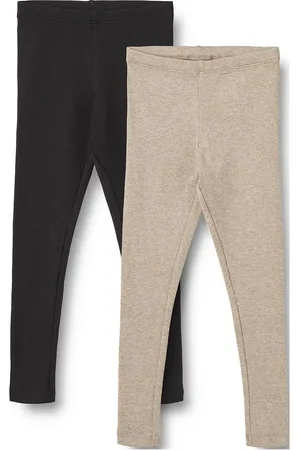 WHEAT 2 Rib Leggings Maddy Black
