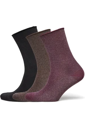 mp Denmark Lucinda Socks 3-Pack Brown