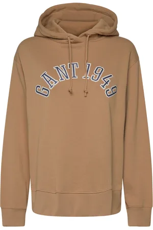 GANT 1949 Arch Hoodie Beige