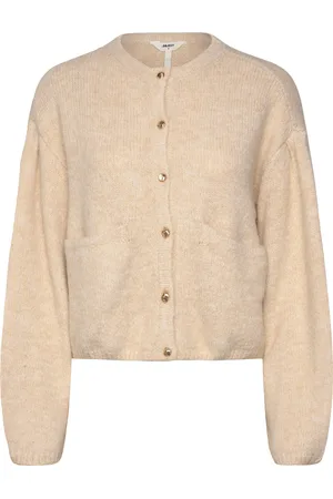 Object Objsaggia Lo L/S Knit Cardigan 135 Cream