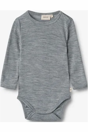 WHEAT Wool Body L/S Lucca Grey