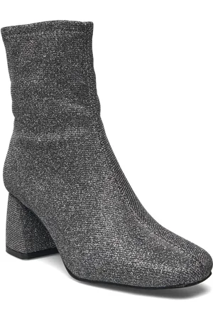 ONLY Onlbrielle-2 Glitter Sock Boot Grey