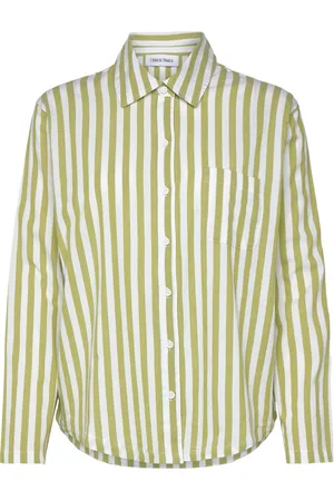 Organic Basics Core Sleep Poplin Shirt Green
