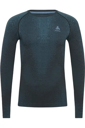 Odlo Bl Top Crew Neck L/S Blackcomb Eco Blue