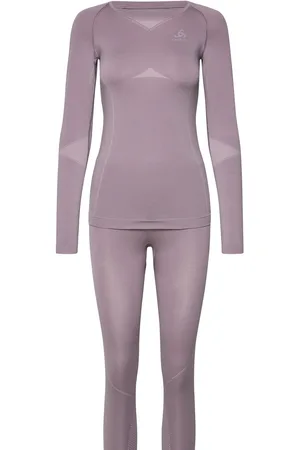 Odlo Set Long Fundamentals Performance Warm Purple
