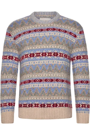 GANT Fair Isle C-Neck Patterned