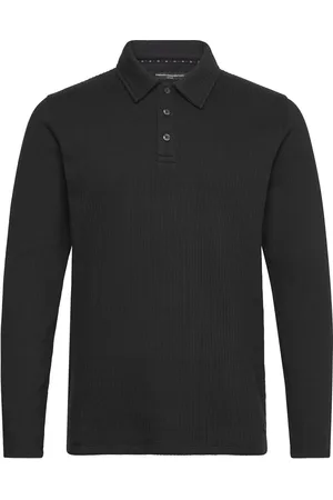 French Connection Textured Ls Polo