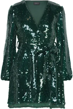 Bardot Sequin Bellissa Dress Green