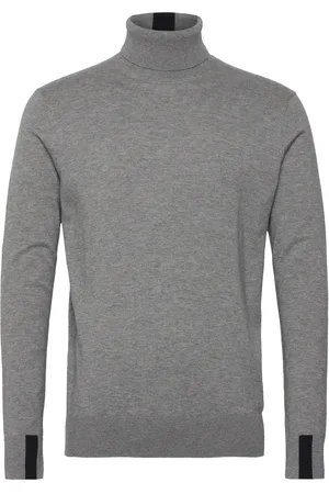 MOS MOSH Gallery Mmgadam Supima Rollneck Knit Grey