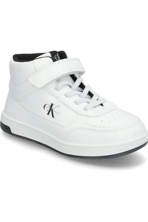 Calvin Klein Jeans High-Top Lace-Up/Velcro Sneakers With Ck Logo