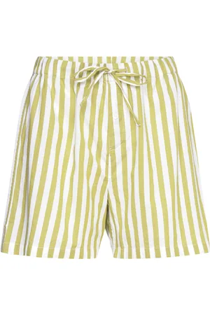 Organic Basics Core Sleep Poplin Shorts Green