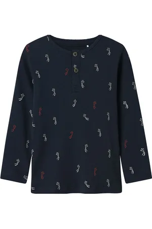 NAME IT Nmmlabela Ls Slim Top Navy