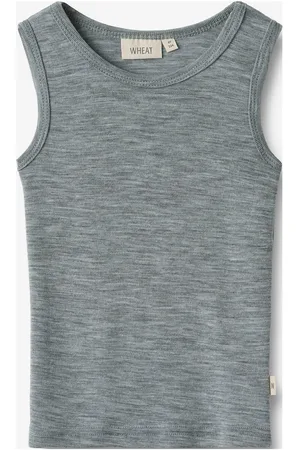 WHEAT Wool Singlet Iggy Grey