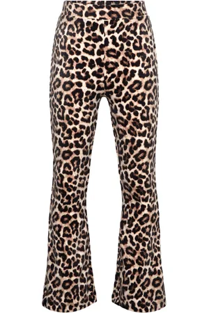 Lindex Trousers Velour Flare Patterned