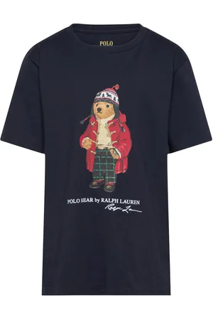Ralph Lauren Polo Bear Cotton Jersey Tee Navy