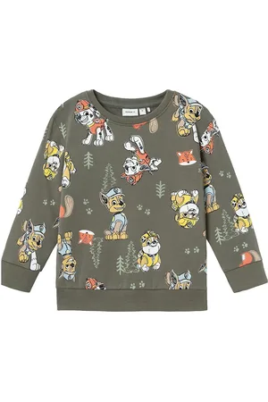 NAME IT Nmmsug Pawpatrol Nreg Sweat Bru Cplg Khaki