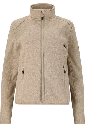 Whistler Samani W Melange Fleece Jacket Beige