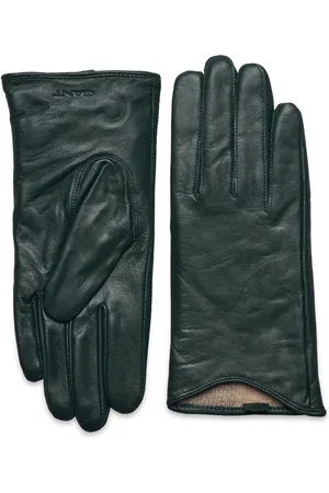 GANT Leather Gloves Green