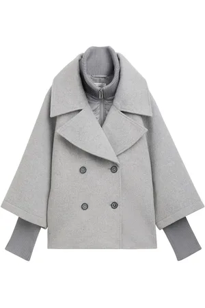 TOM TAILOR Padded Cape Jacket Grey
