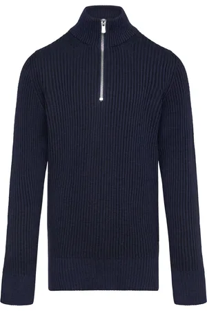 JACK & JONES Jprblaliam Knit Half Zip Bf Jnr Navy Jack & J S