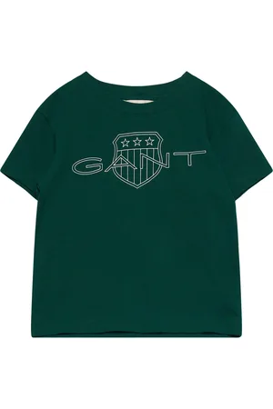GANT Relaxed Contrast Shield T-Shirt Green