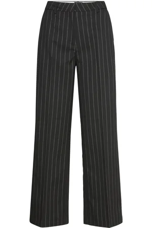 Scotch&Soda Edie Lurex Stripe Wide Leg Pant Black
