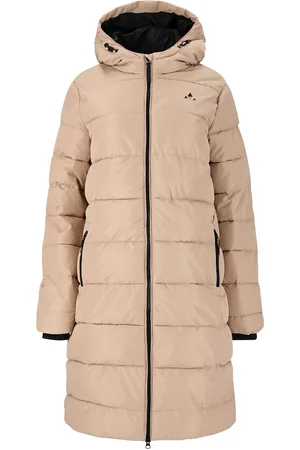 Whistler Amaret W Long Puffer Jacket Beige