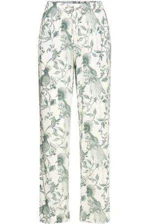 Hunkemöller Pant Cotton Floral Resort White