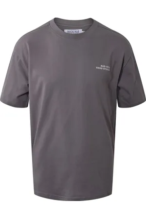 Hound Tee W/Back Print Grey