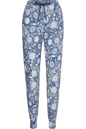 Hunkemöller Pant Jersey Folklore Blue Blue